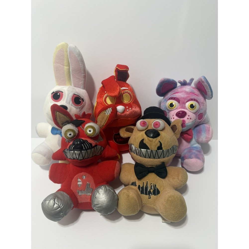Five Nights At Freddys FNAF FUNKO Plush Lot 8"-9" Mix Stuffed Toys Set Of 5
